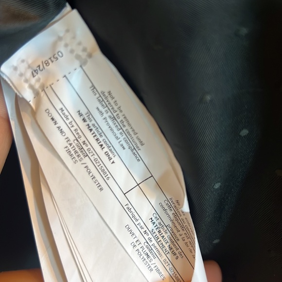 NWOT Zara down puffer jacket green - S - Picture 7 of 7